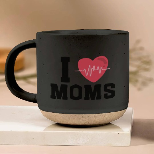 I Love Muscle Mommies Pottery Mugs