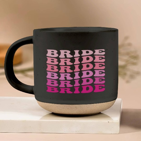 BRIDE,Bachelorette Party Pottery Mugs,Girls Trip