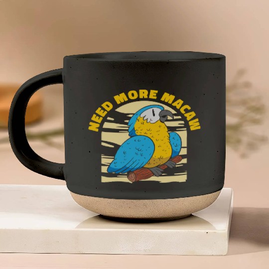 Macaw Parrot Lover Nature Zoo Animal Pet Pottery Mugs