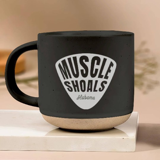 Muscle Shoals Albm Guitar Pick Music Recording Pottery Mugs