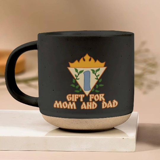I am a gift for mom and dad. Pottery Mugs