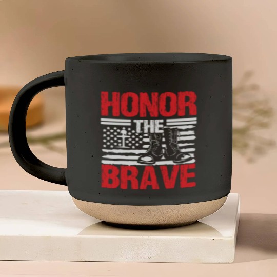 Soldier honor the brave military army veteran Pottery Mugs