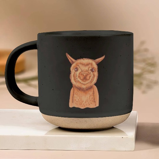 Alpaca Animal Lover Alpaca Love Watercolor Art Pottery Mugs