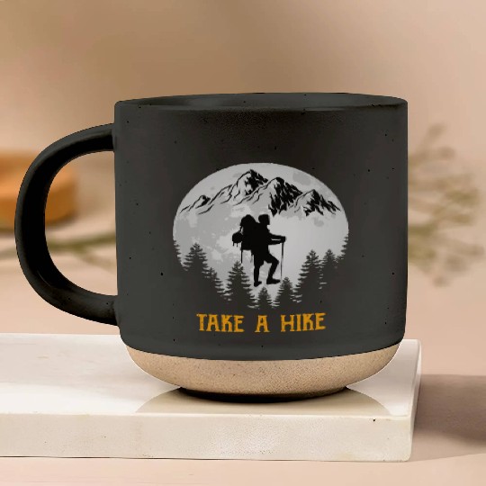 Take a Hike Wanderlust Hiking Pottery Mugs