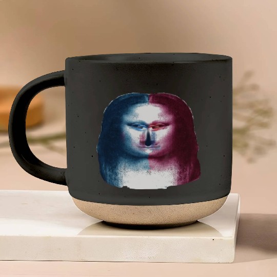 Monalisa Concept Leonardo Da Vinci Pottery Mugs