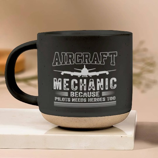 Aircraft Mechanic, airplane mechanic Pottery Mugs