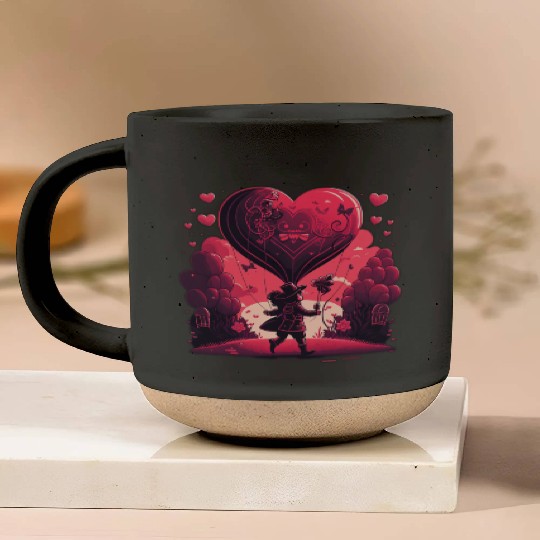 valentine's day Pottery Mugs