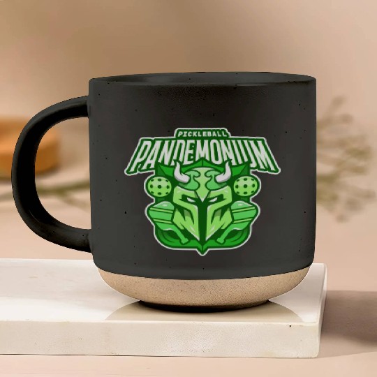 Pickleball Pandemonium | Paddle Sports Player Pottery Mugs