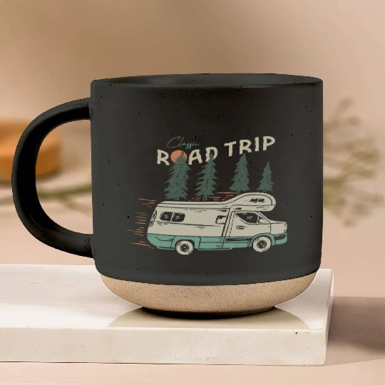 Classic Road Trip Pottery Mugs