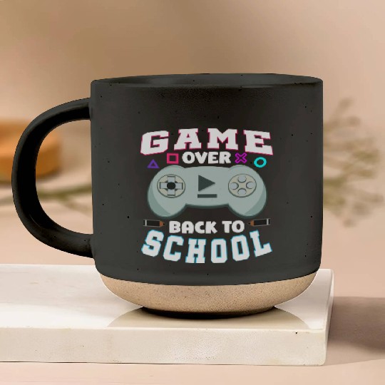 Game Over Gaming Controller Back To School Pottery Mugs