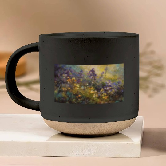 Flower Painting Pottery Mugs