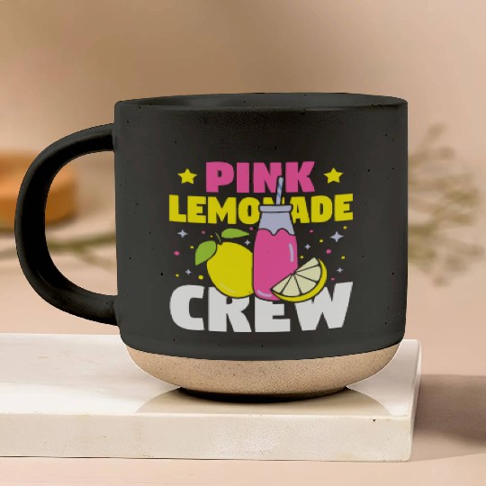 Funny Pink Lemonade Crew Lemon Juice Bossfruit lov Pottery Mugs