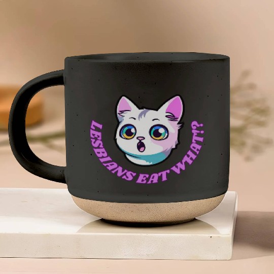 Lesbians Eat What Pottery Mugs