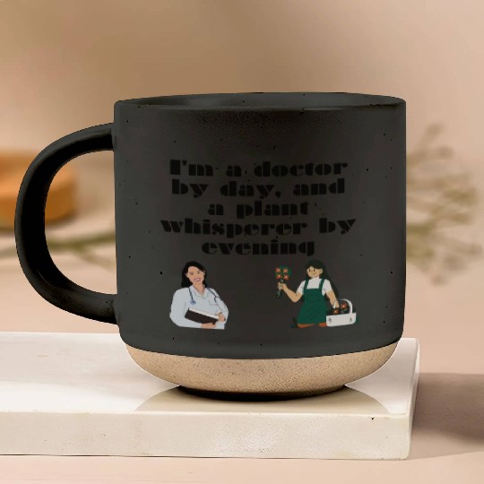 I am a doctor by day, relaxing design Pottery Mugs
