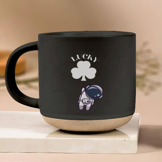 St Patricks Day Lucky Charms shamrock Clover Irish Pottery Mugs