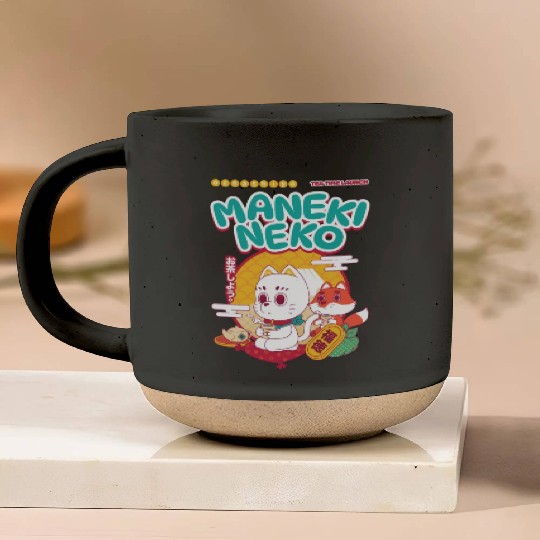 Maneki Neko. Pottery Mugs