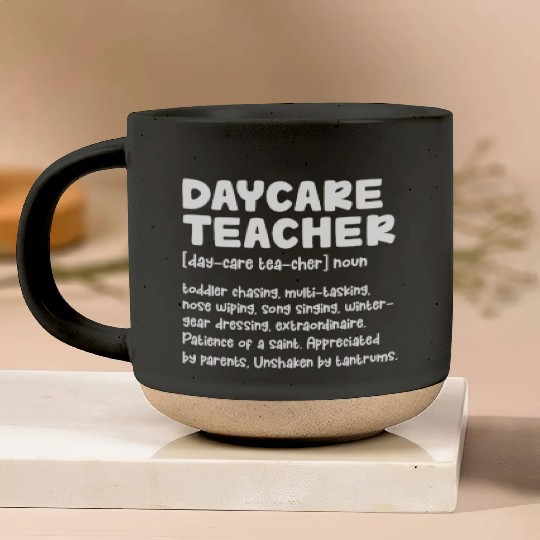 Daycare Teacher Definition Pottery Mugs