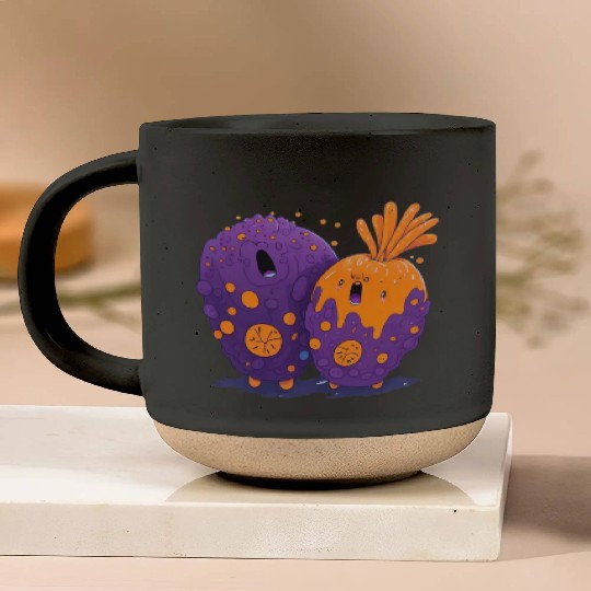 crazy carrot Pottery Mugs