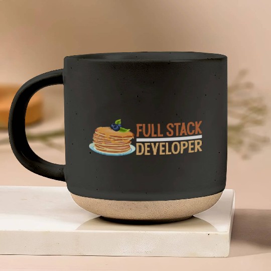 Computer Science Programmer Coder Funny Full Stack Pottery Mugs