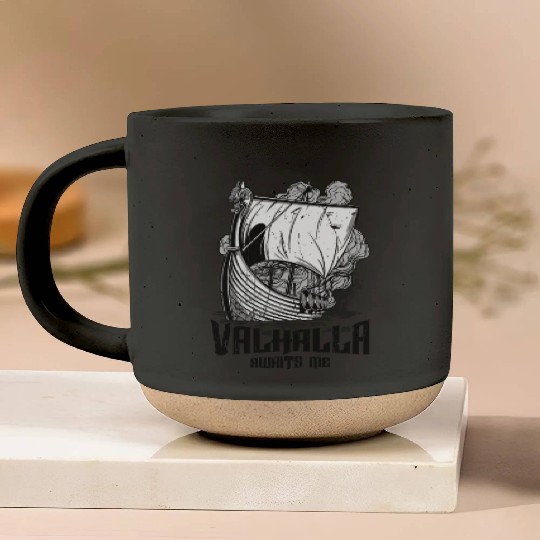 Valhalla awaits me - Viking Pottery Mugs
