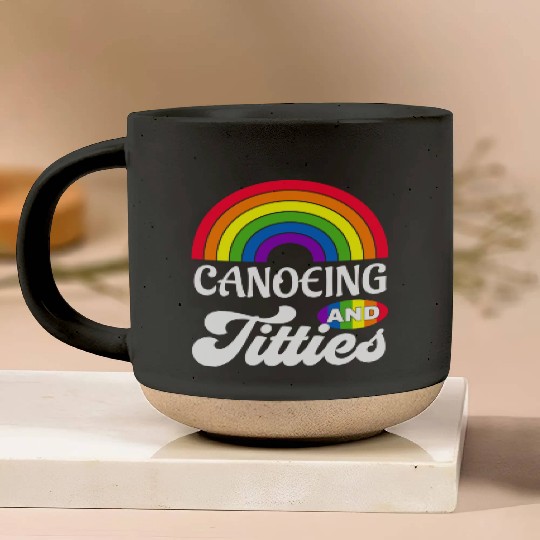Canoeing And Titties Funny Lgbt Gay Pride s Pottery Mugs