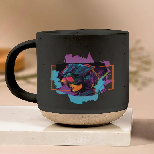 cyberpunk IV Pottery Mugs