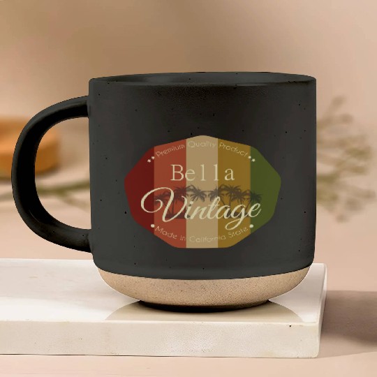 Bella Vintage design Pottery Mugs