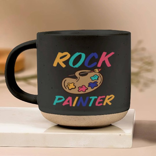 Great Rock Painter Outfit Rock Painting Lovers Pottery Mugs