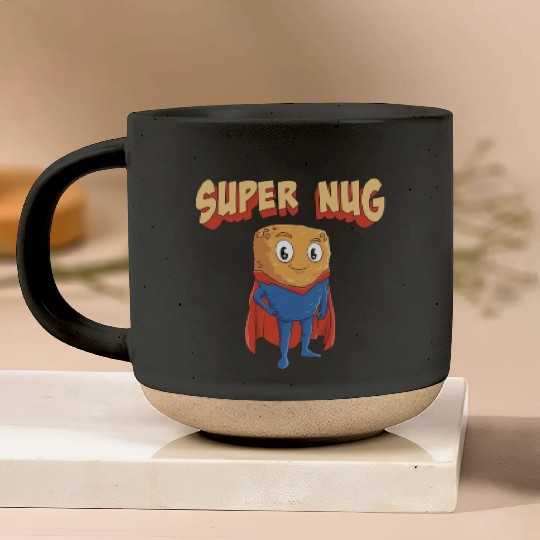 Super Nug Chicken Nuggets Pottery Mugs
