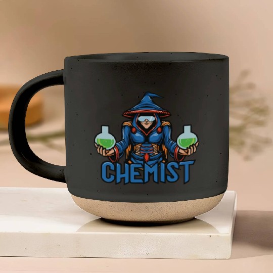 Funny science chemist elements chemists wizard lab Pottery Mugs