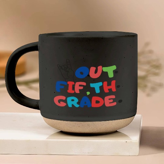 happy last day of school teacher students graduati Pottery Mugs