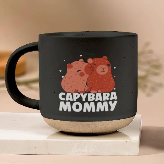 Capybara Mommy Lover Capybaras Rodent Animal Mom M Pottery Mugs