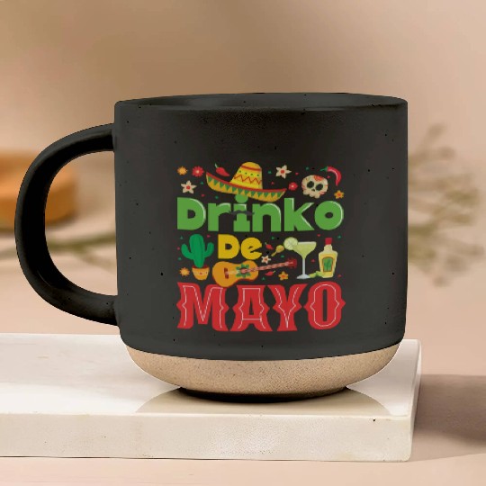 Cinco De Mayo Mexican Fiesta 5 De Mayo Drinking Pottery Mugs