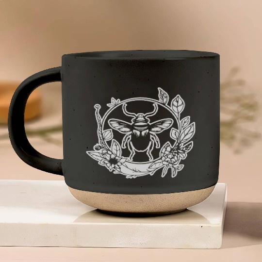 Bug Beetle Insect Pottery Mugs