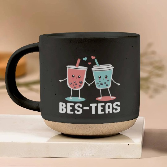 Bes Teas Bubble Tea Lover Boba Tea Drinker Korean Pottery Mugs