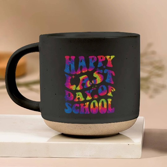 happy last day of school Teacher Women friend Gift Pottery Mugs
