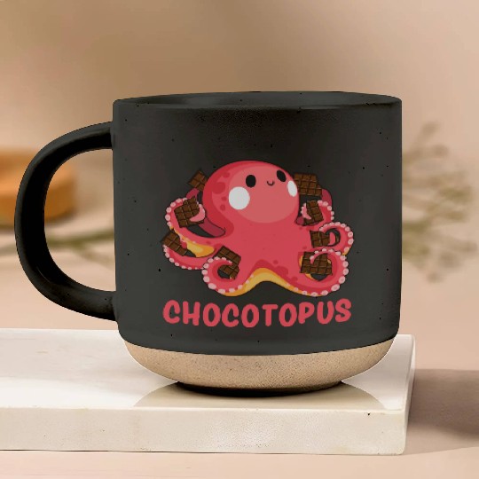 Chocotopus Octopus Funny Sweet Tooth Pottery Mugs