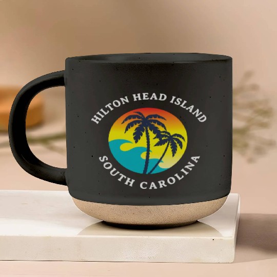 Hilton Head Island South Carolina Pottery Mugs