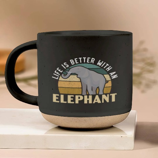 Elephant Lover Wildlife Animal Zoo Zookeeper Pottery Mugs