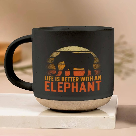 Elephant Lover Wildlife Animal Zoo Zookeeper Pottery Mugs