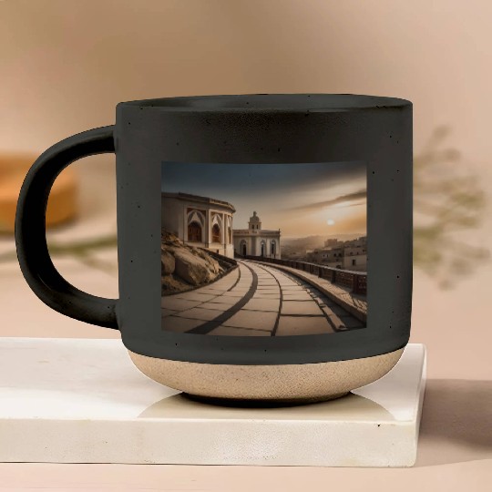 Fantasy pictures ,town Morocco ,city Larache Pottery Mugs