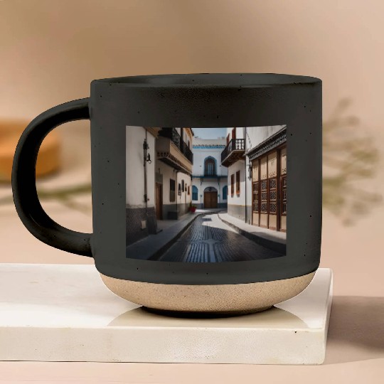 Fantasy pictures ,town Morocco ,city Tetouan Pottery Mugs