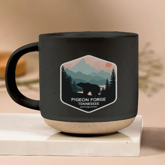 Pigeon Forge Great Smoky Mountains Pottery Mugs