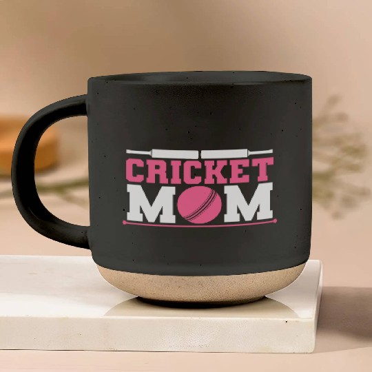 Cool Cricket Mom For Cricket Sports Lover Pottery Mugs
