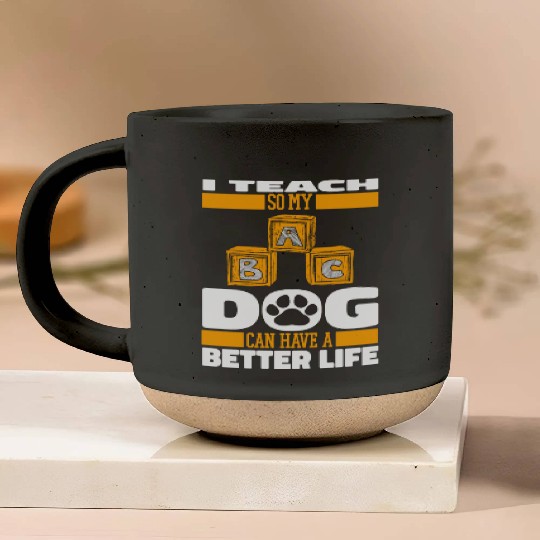 Daycare Teacher Dog Pottery Mugs