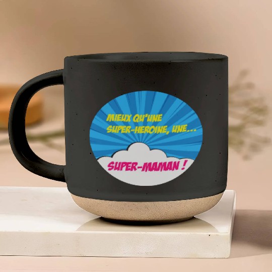 Super-mom super-hero. Best mom Mother's day Comics Pottery Mugs