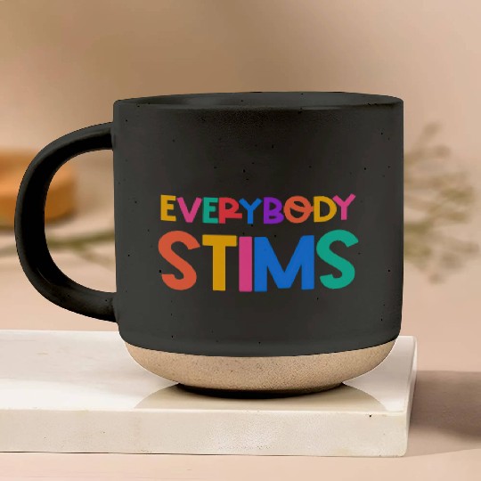 Everybody Stims Autism Special Ed Teacher Social Pottery Mugs