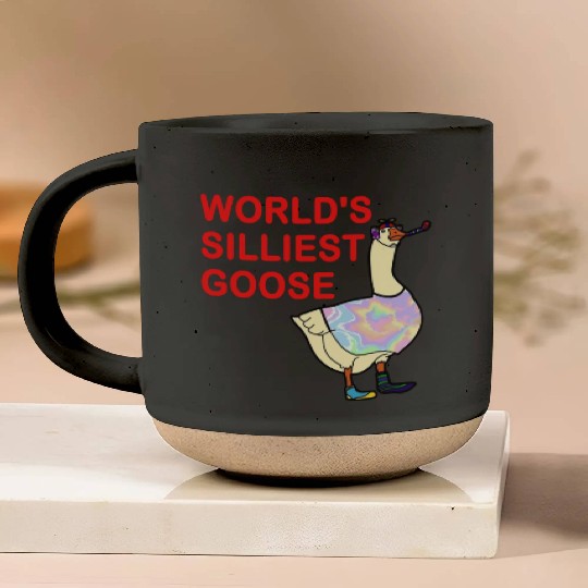 World's Silliest Goose Pottery Mugs