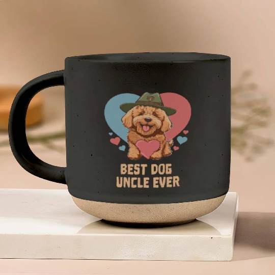 Best Dog Uncle Ever Goldendoodle Dog Dad Cute Dog Pottery Mugs
