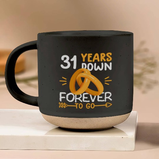 31St Wedding Anniversary 31 Years Pottery Mugs